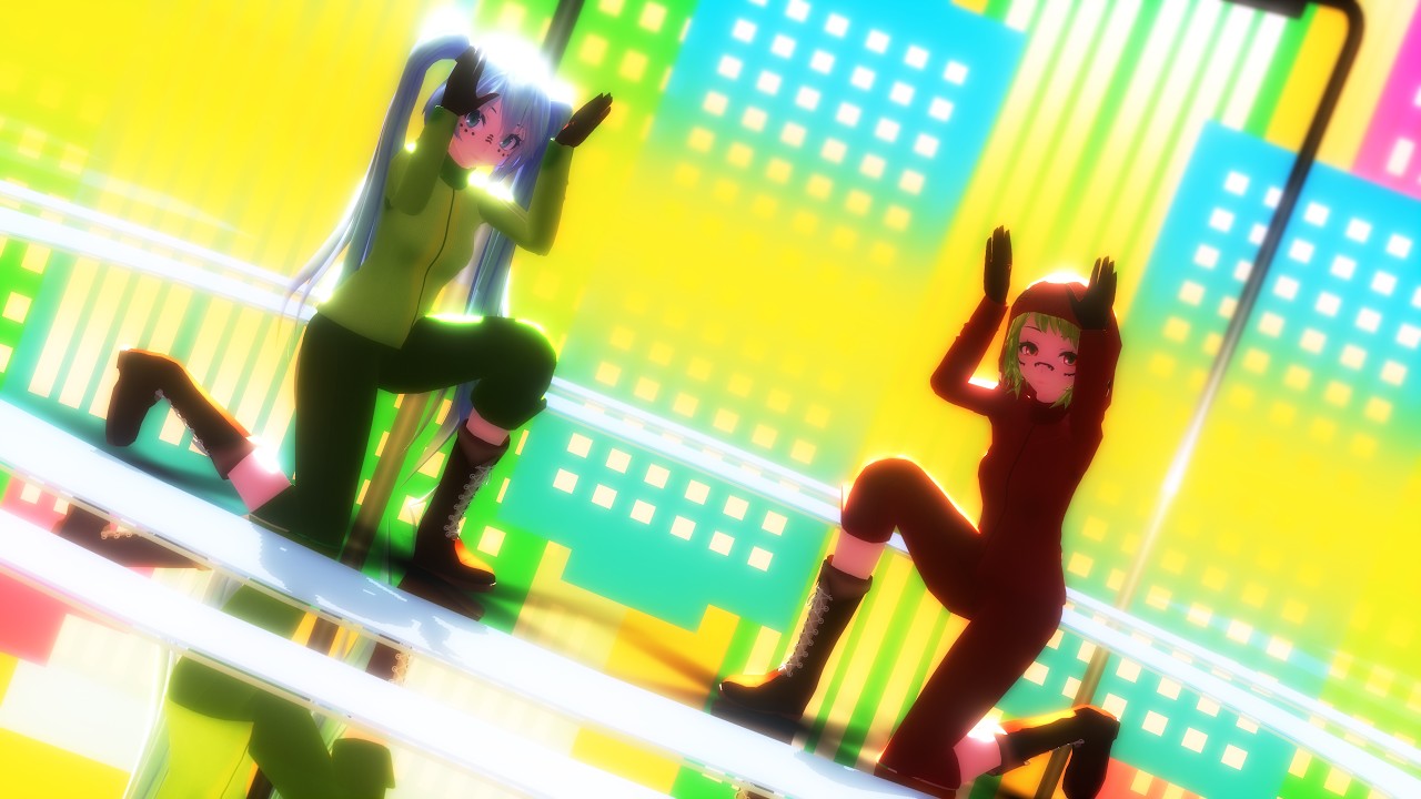 【4KMMD】 마트료시카 (マトリョシカ, Matoryoshka)| Tda式GUMI, Tda式初音ミクMMD