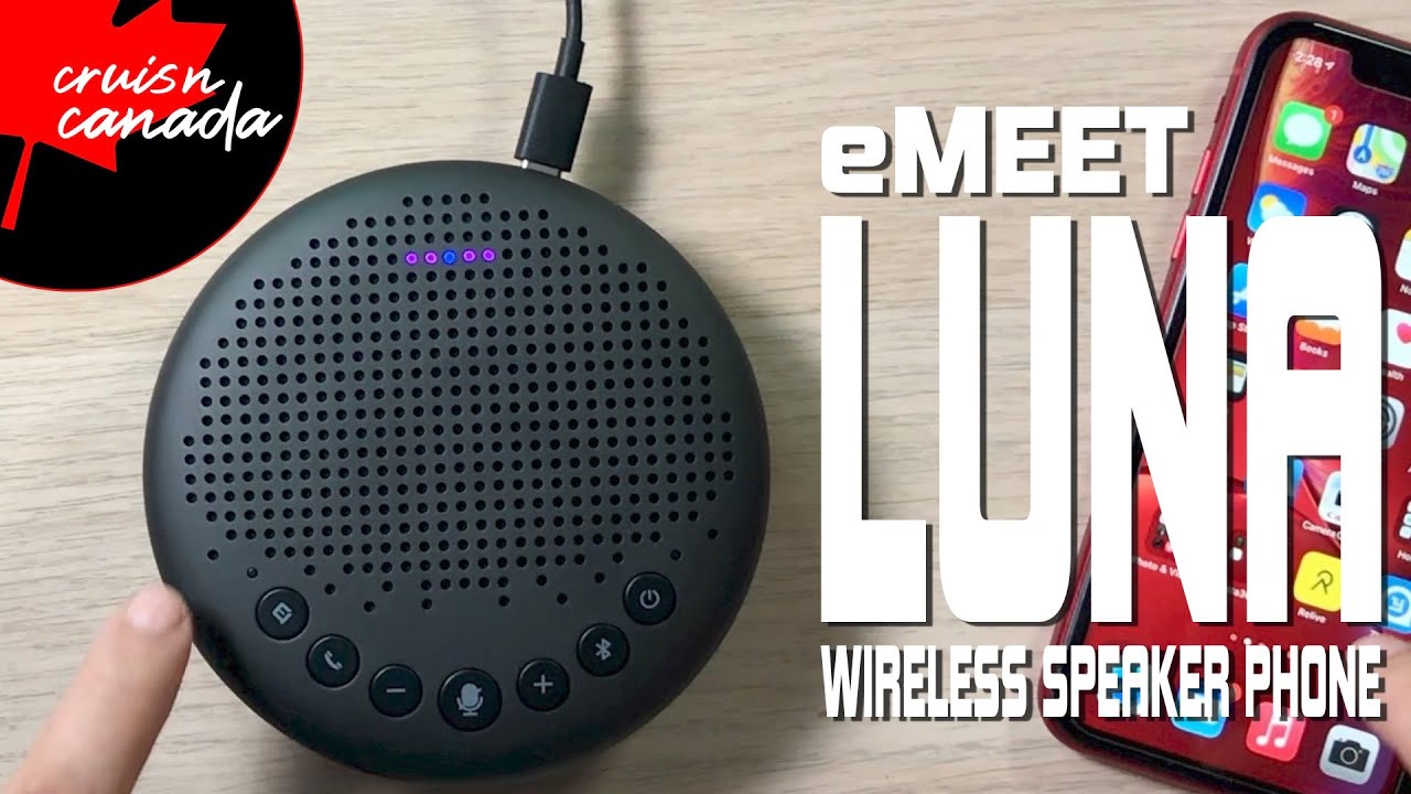 Распаковка и обзор Bluetooth-динамика eMeet Luna