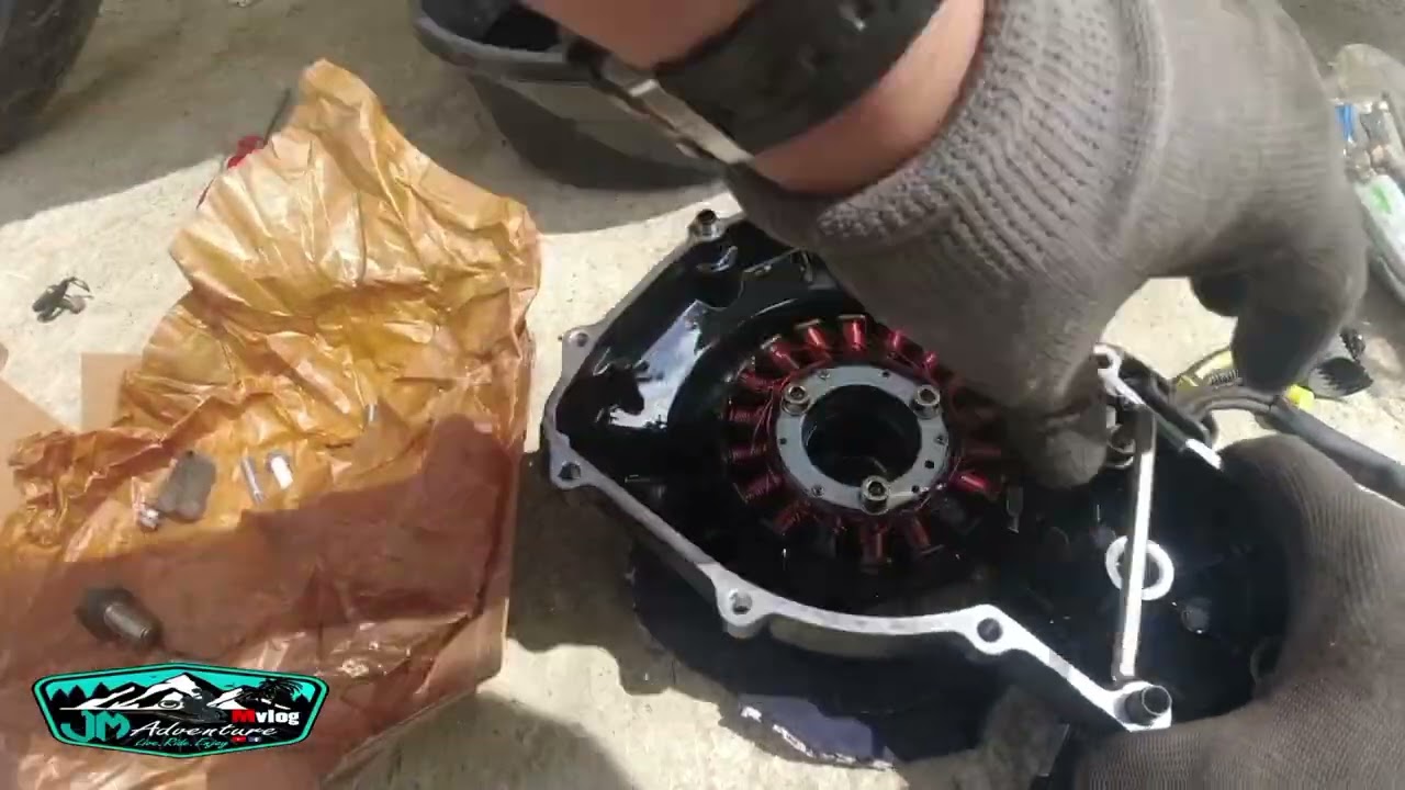 CFMOTO NK400 CHANGE STATOR COIL DIY.