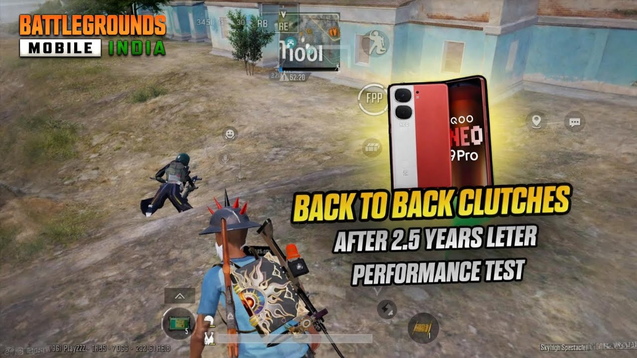 iQOO Neo 9 Pro BGMI Test 🔥 Back to Back Clutches After 2.5 Years | BGMI Gameplay