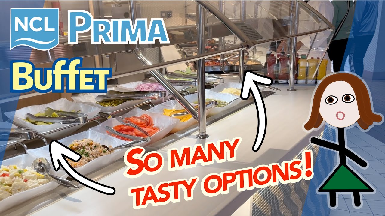 All the Buffet Food (FREE!) - Breakfast, Lunch, Dinner, and Snack on The Prima/Viva... Surfside Cafe
