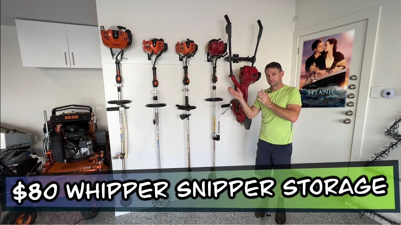 Как хранить секатор Weed Eater / Whipper Snipper. Решение для хранения садового инвентаря за 80 д...