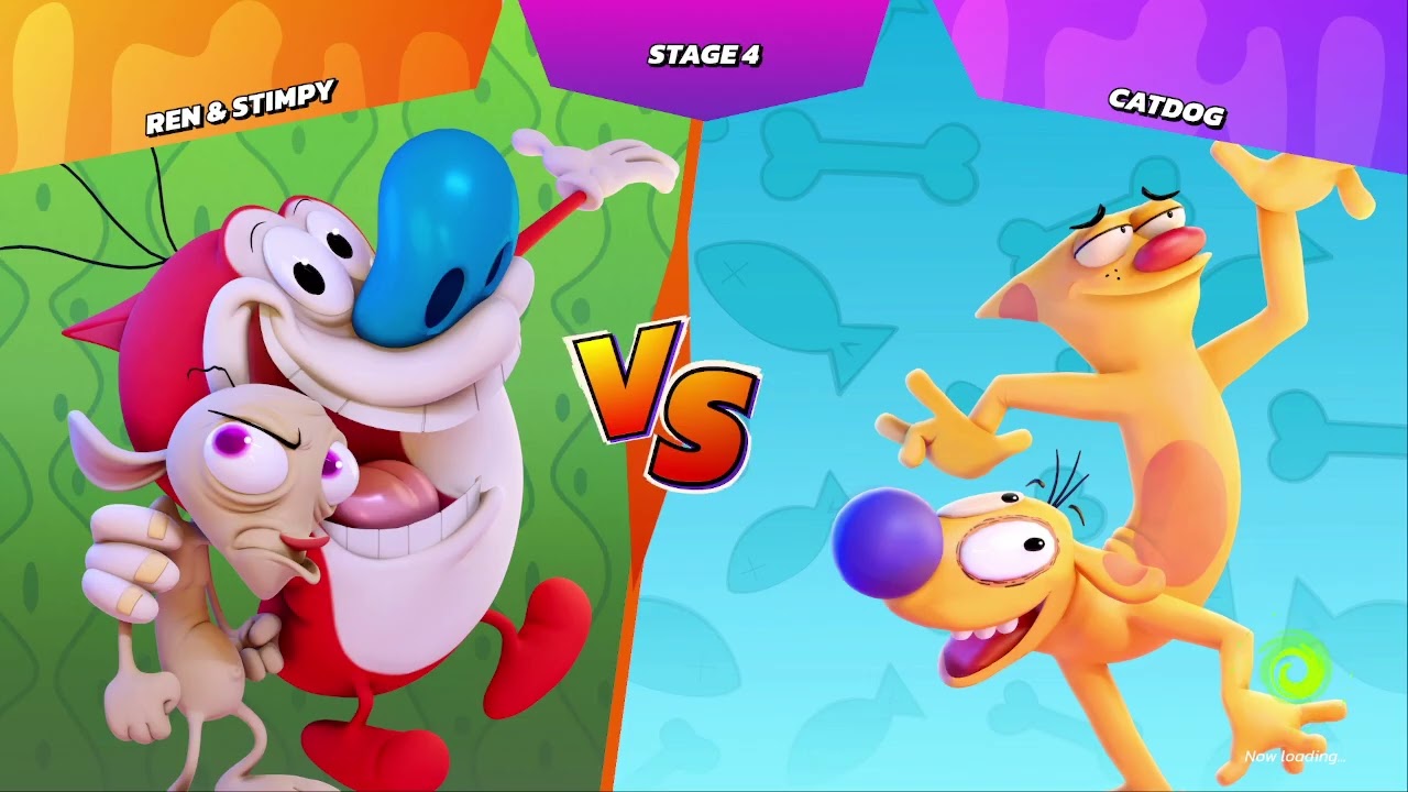 Ren & Stimpy Arcade Mode (Very Hard) Nickelodeon All Star Brawl (2021)