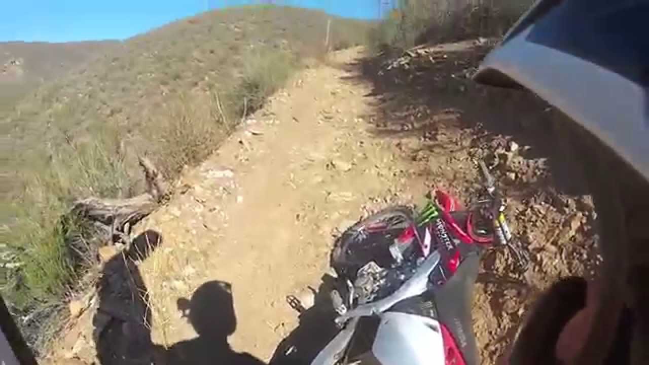 Gopro: CRF 450 Dirt Bike Crash and Pass Out From Pain (Fail)