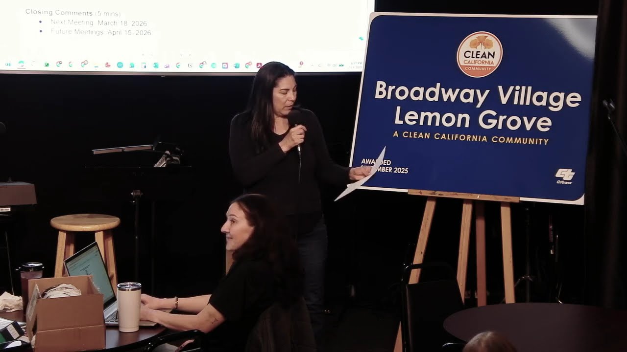 2/18/2026 Revitalize Broadway - Lemon Grove @ The Neighborhood