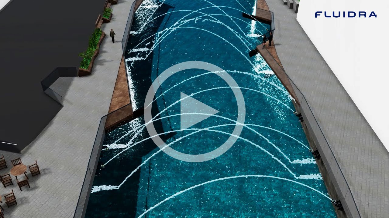 The fountain project in Andorra la Vella (Andorra)