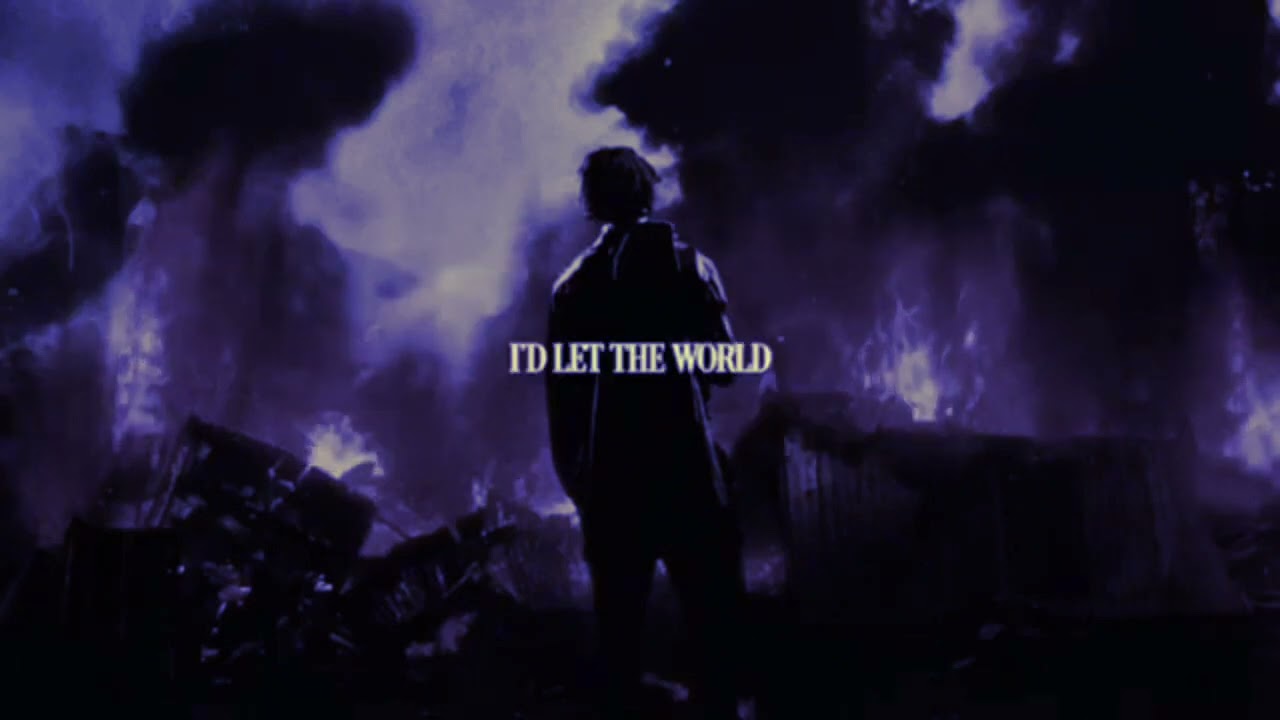 Let the world burn guitar remix by DXVE sped up and reverb