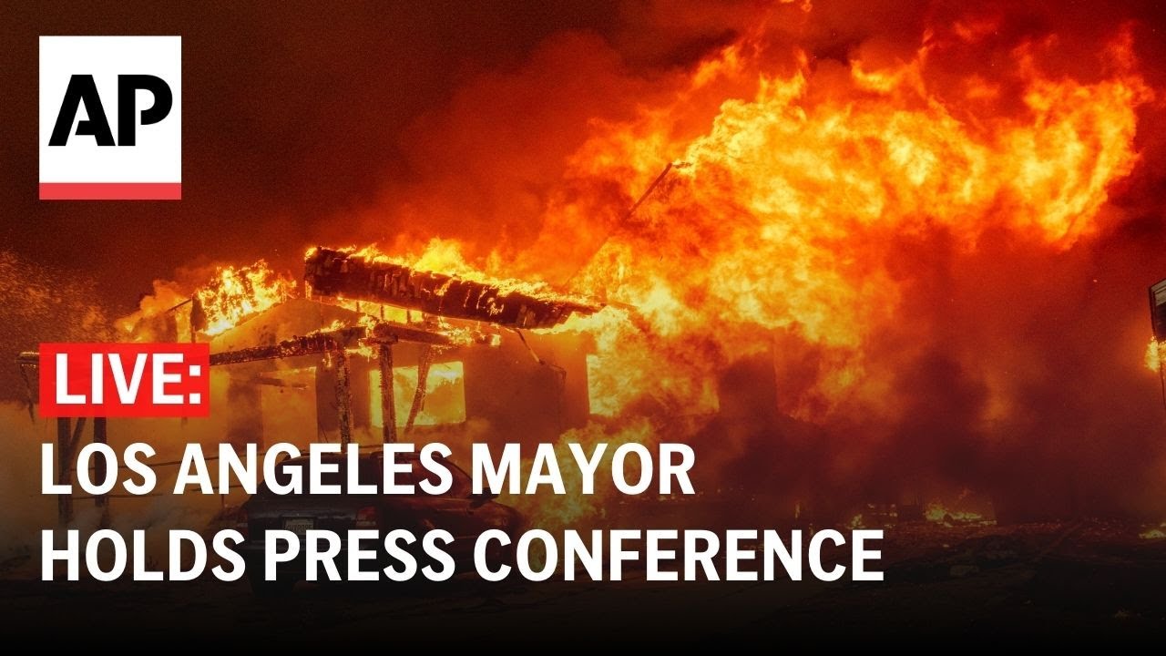 LIVE: Los Angeles mayor holds press conference on California wildfires