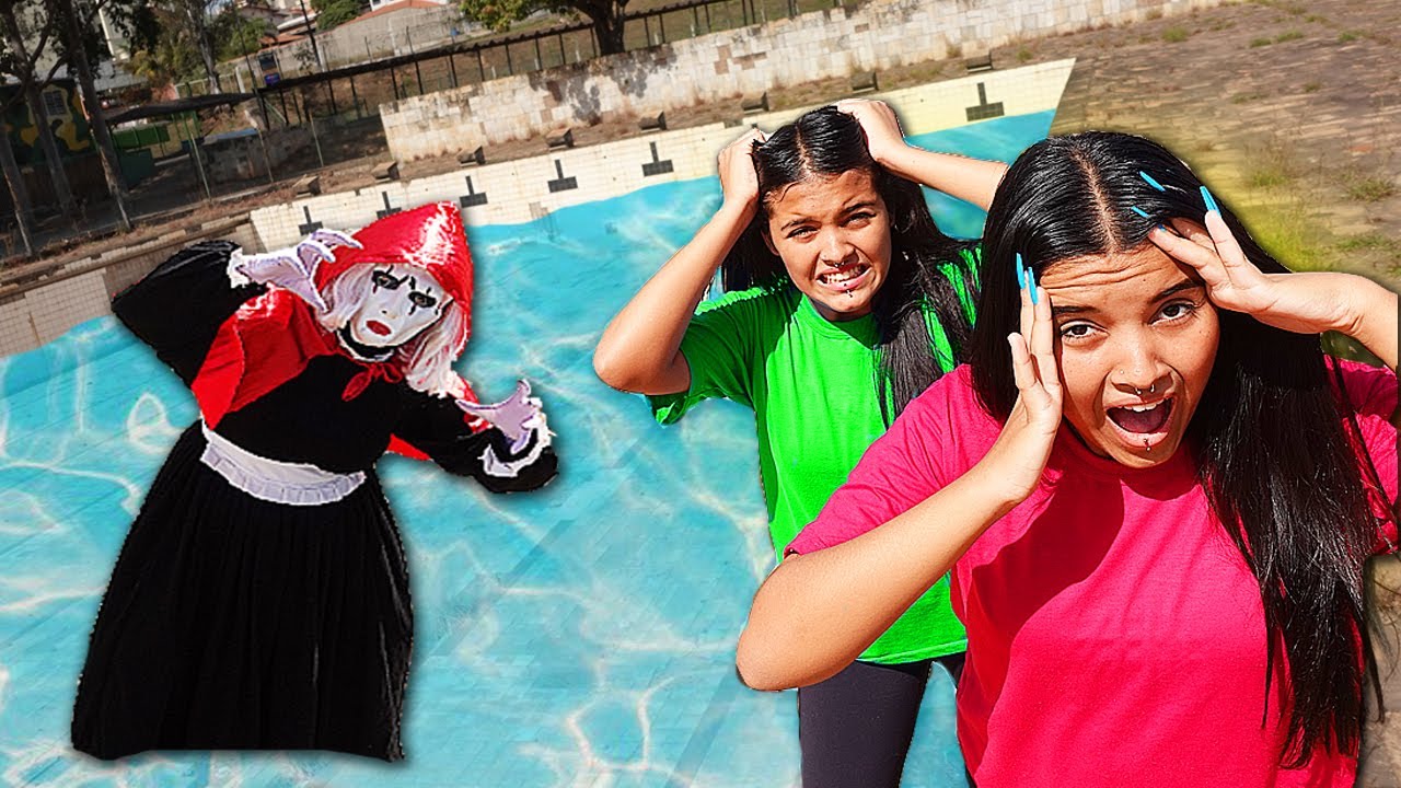 EXPLORAMOS AS PISCINAS ABANDONADAS E A LOIRA DO BANHEIRO APARECEU !!