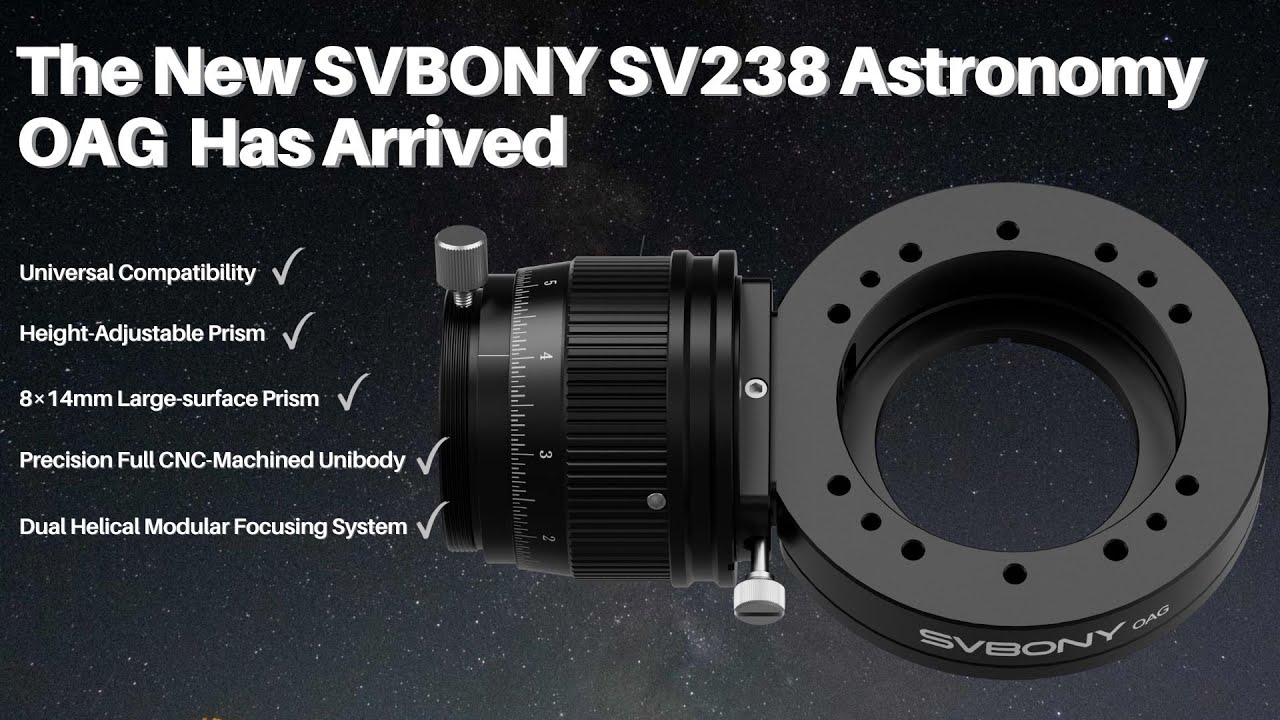 NEW SVBONY SV238 Off-Axis Guider — Capture Deep Sky with Precision🎉