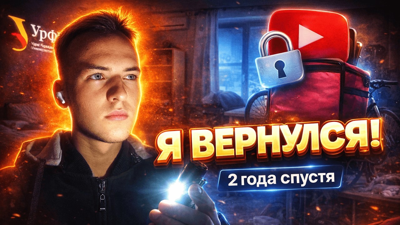 Я ВЕРНУЛСЯ! Учеба в ВУЗе, Работа в доставке, Блокировка YouTube
