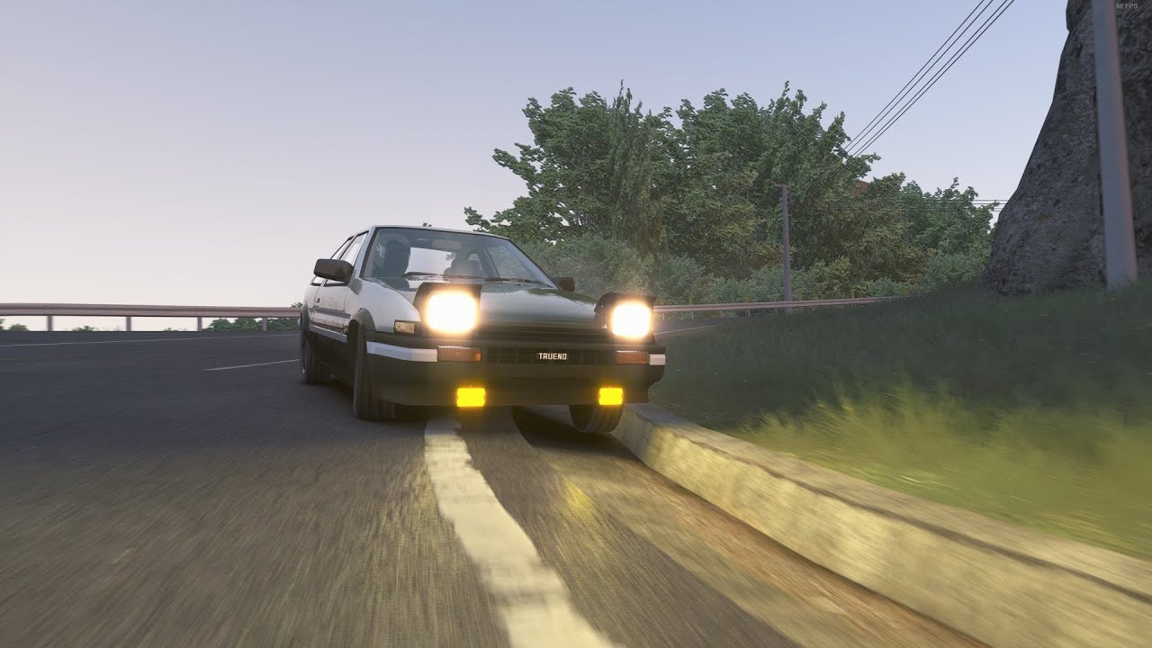 PK Akina Downhill AE86 Stock 5:07.540 | Assetto Corsa