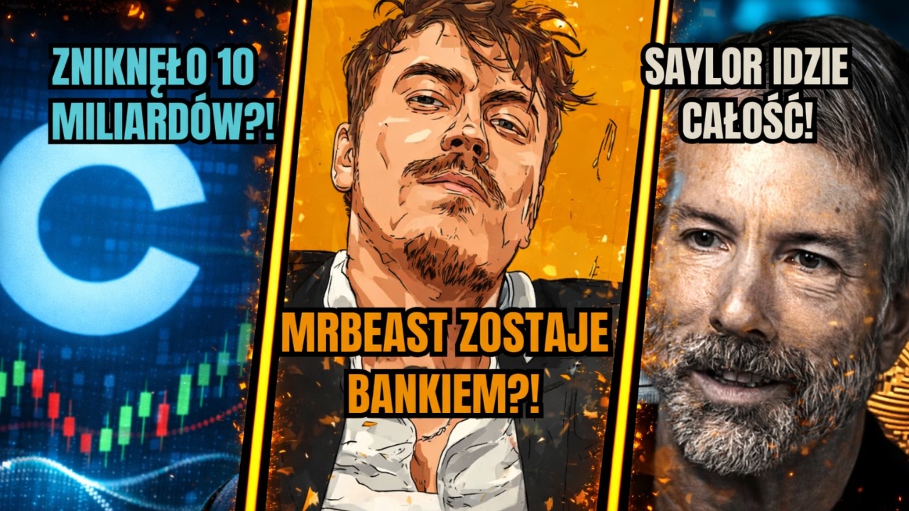 Krypto Wiadomości 11.02.26: Krypto traci miliardy, MrBeast wchodzi do finans&oacute;w, BTC zmienia system!