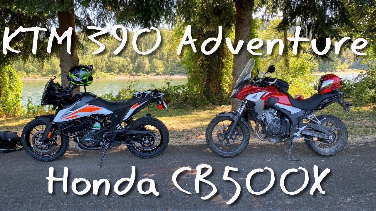 KTM 390 Adventure and a Honda CB500X | Oregon Motorcycle 2020