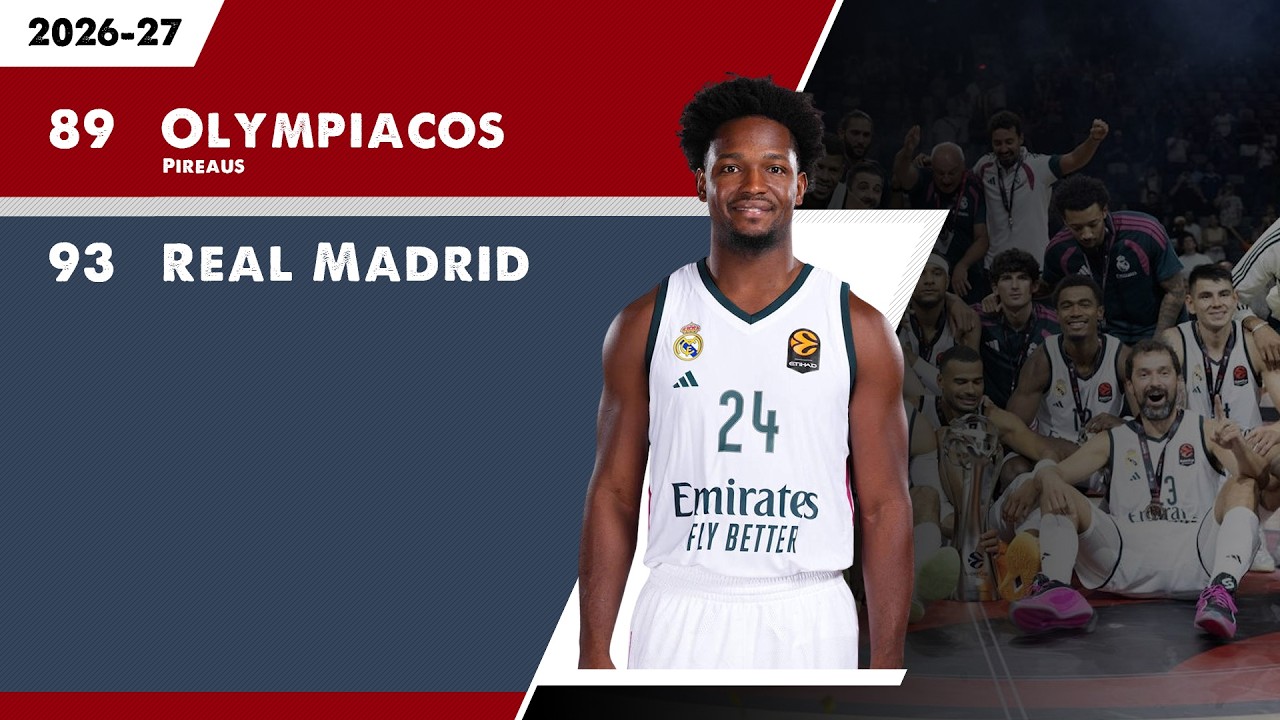 REAL MADRID WINS THE SUPERCUP! 🔥 Real Madrid vs Olympiacos 93-89 | Championship Final Highlights