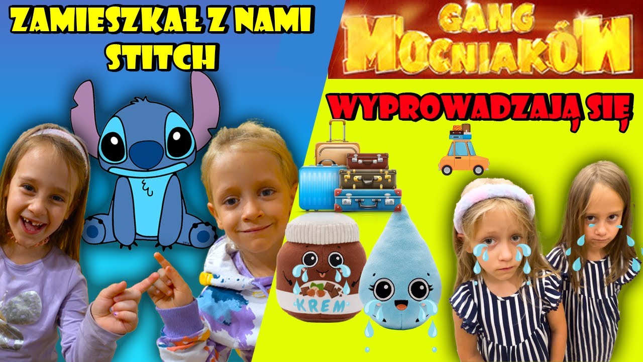 STITCH Z NAMI ZAMIESZKAŁ 🤩 GANG MOCNIAKÓW CHCE SIĘ WYPROWADZIĆ 😔