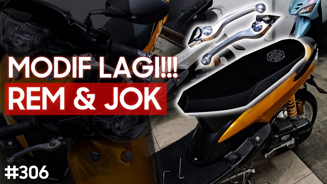 [PROJECT[ Modif MioR Lagi! Ganti Jok Arvi, Master Rem KTC Trek, Selang Rem Hel! Ganteng Puol! #306