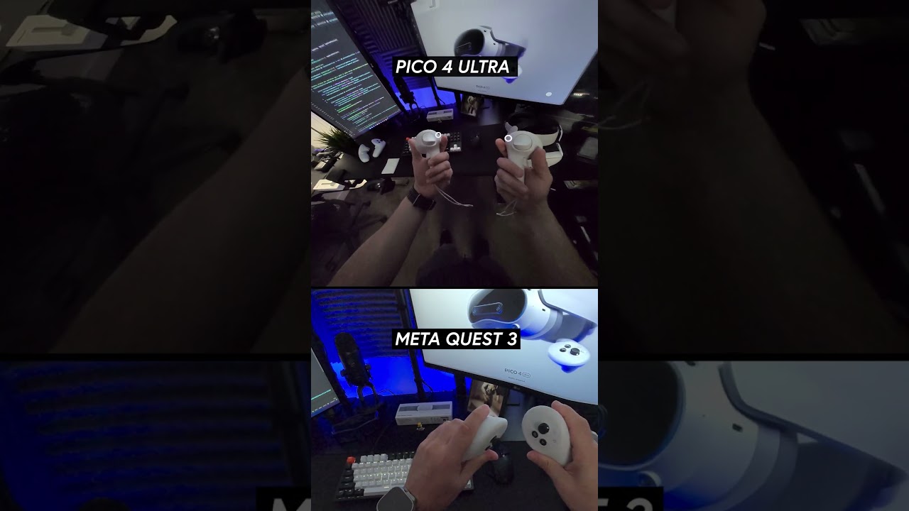 Pico 4 Ultra Vs Quest 3 Passthrough Comparison!