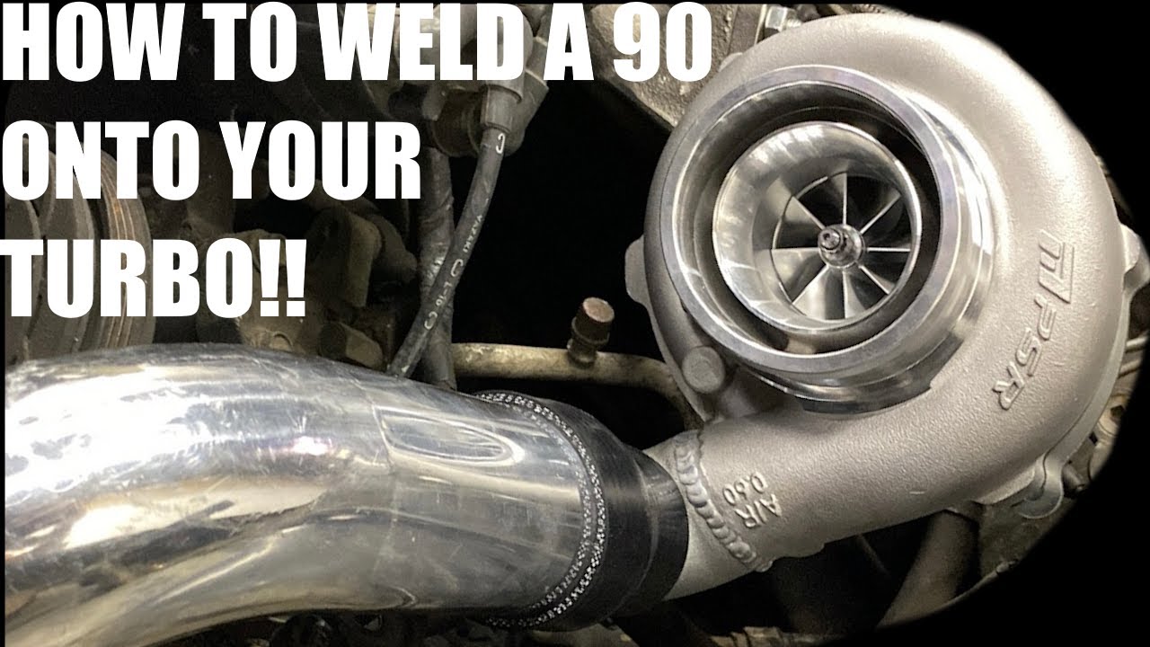 How to Weld a Elbow to a Turbo!!! + Notching a Subframe!