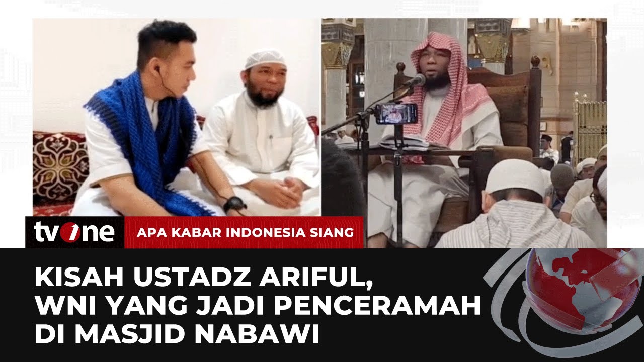 Mengenal Ustadz Ariful, Satu-satunya Penceramah Tetap di Masjid Nabawi Asal Indonesia | AKIS tvOne