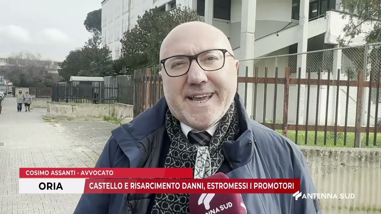 04 FEBBRAIO 2026 - ORIA (BR) - CASTELLO E RISARCIMENTO DANNI, ESTROMESSI I PROMOTORI