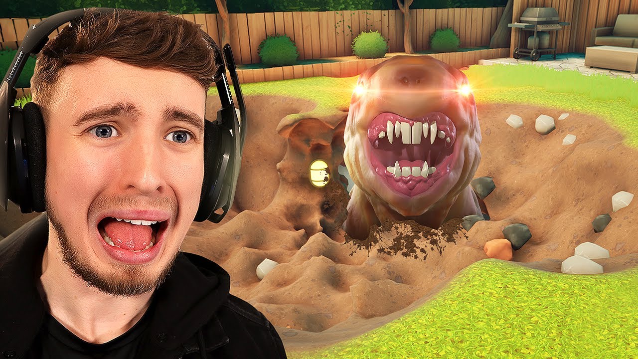 MONSTER Found in my Yard - A Game About Digging A Hole