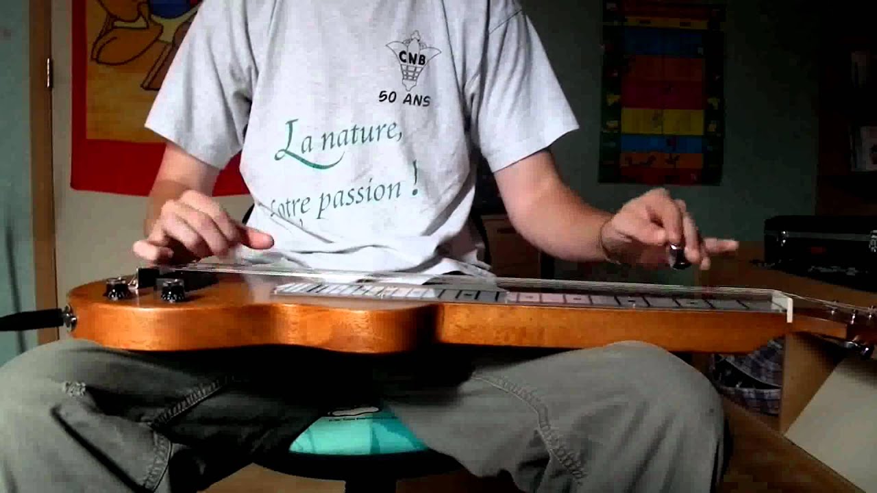 Test Recording king lapsteel RG31 + Ampli vox DA5 (cover feelin' bad blues)