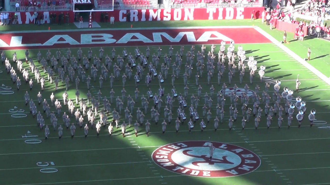 Fightin' Texas Aggie Band Halftime Performance - Alabama Game at Bryant Denny Stadium - 10/23/16
