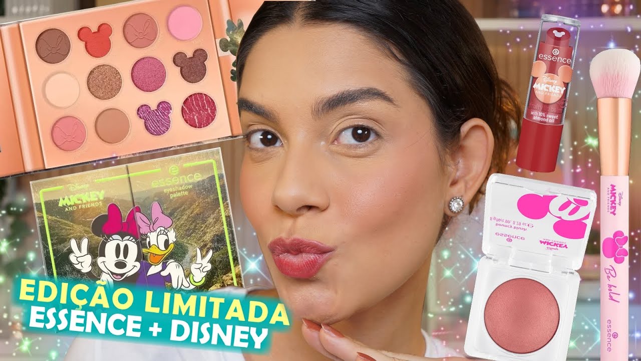 MARCA GIGANTE NA EUROPA LANÇA COLEÇÃO DE MAKE COM A DISNEY | MICKEY an FRIENDS by ESSENCE ✨