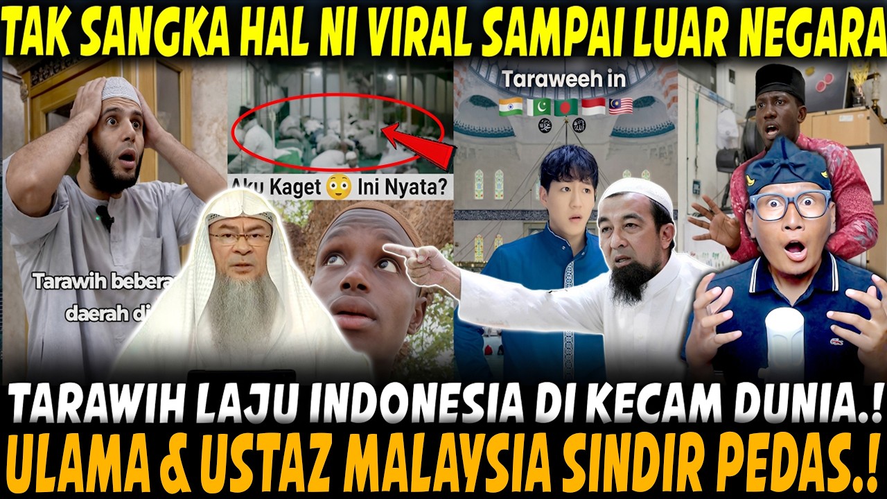 INDONESIA DIKECAM‼️ TARAWIH LAJU VIRAL SAMPAI LUAR NEGARA😱 USTAZ MALAYSIA TEGUR PEDAS‼️