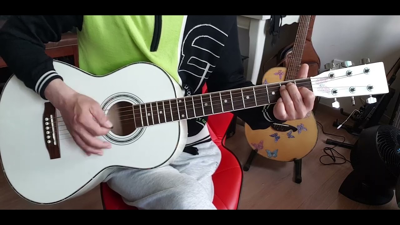 The Air That I Breathe - The Hollies,,  Rhythm Guitar Practice.