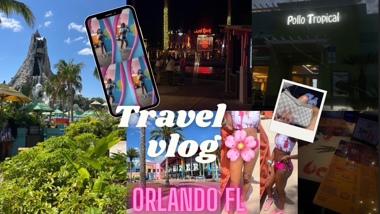 Travel Vlog 🌸| Trip To Florida | Volcano Bay, Arcades, & more | Jayla Milani