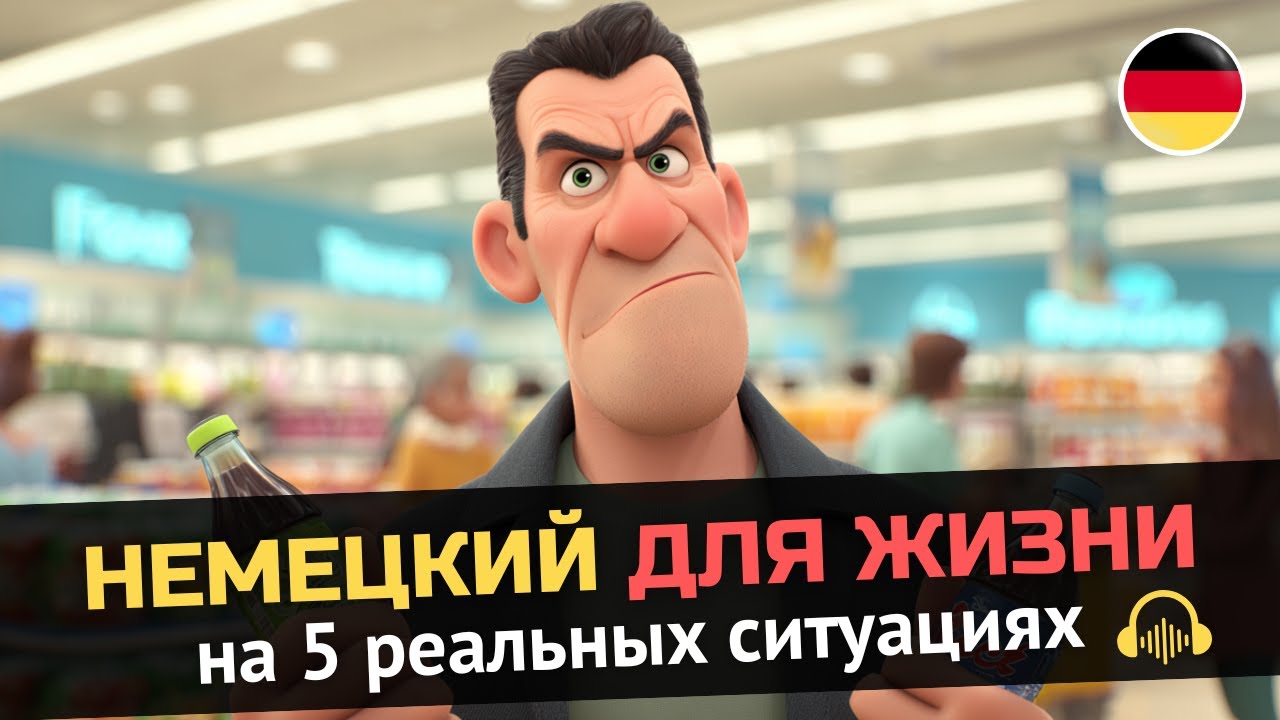 Учись Понимать Немецкий в Реальных ситуациях! 5 историй | A2-B2