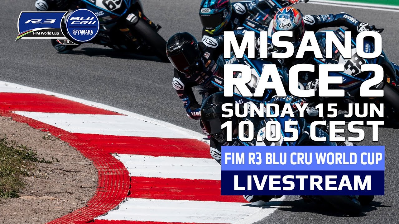 2025 FIM R3 BLU CRU World Cup Live Stream - Round 2, Race 2, Misano