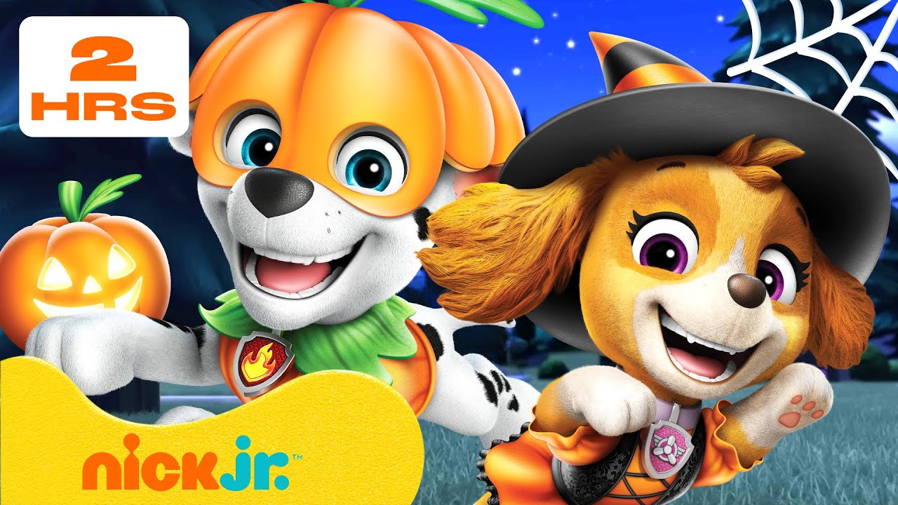 Patrulha Canina | Missões assustadoras da Patrulha Canina! 🎃🕷️ 120 min com Ryder! | Nick Jr.