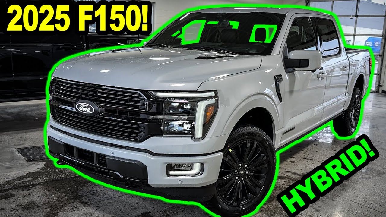 Обзор Ford F150 2025 года! PLATINUM HYBRID: внешний вид и интерьер