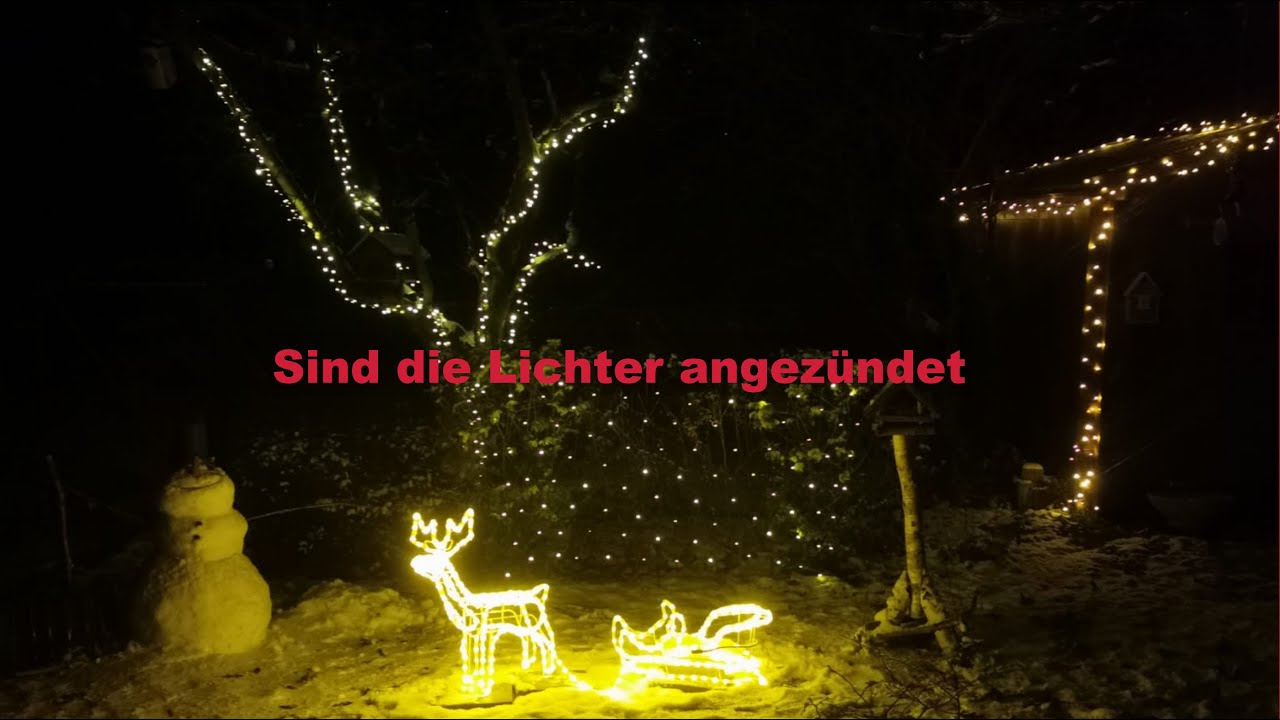 Sind die Lichter angezündet - 02 - mit Text