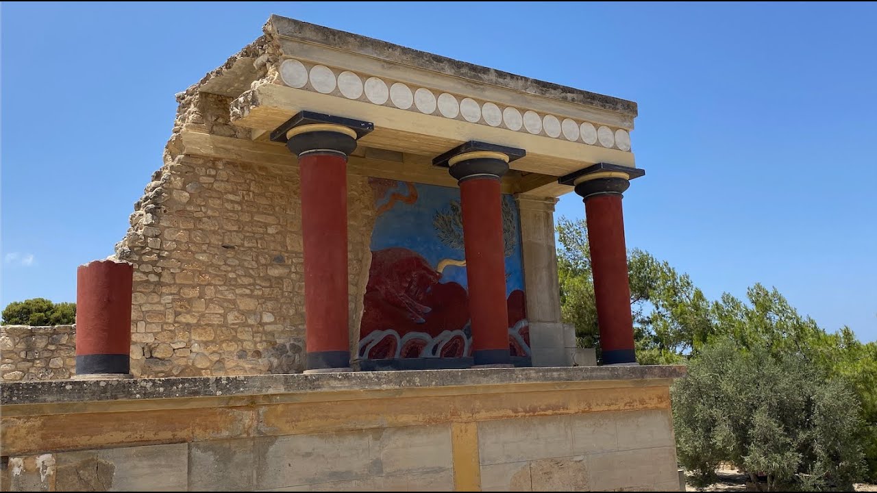 Veleiro Barba Negra #340 - Visitando do labirinto do Minotauro em Creta (Palácio de Knossos)