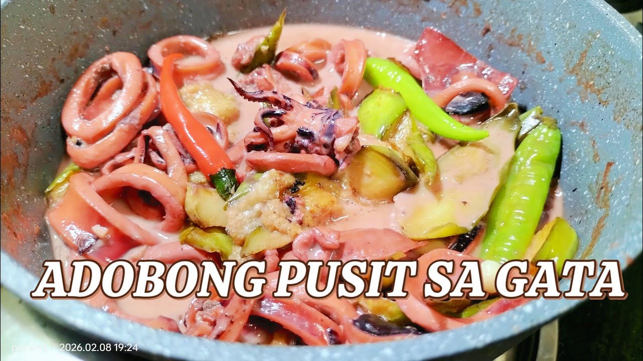 ANG  SARAP NG GANITONG LUTO SA PUSIT#kaintayo #filipinorecipe #ulamsahapunan