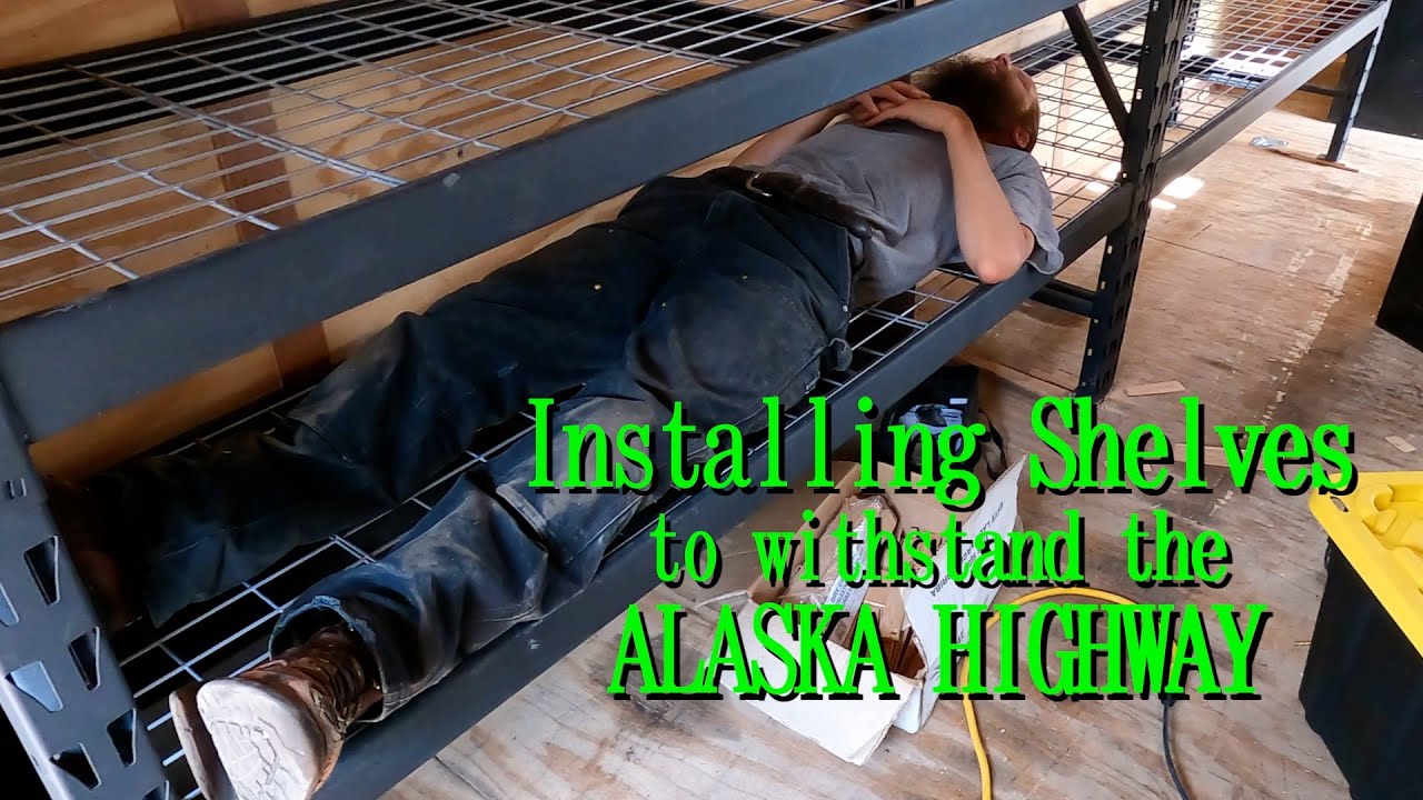 Installing Trailer Shelves to withstand the Alaska Highway