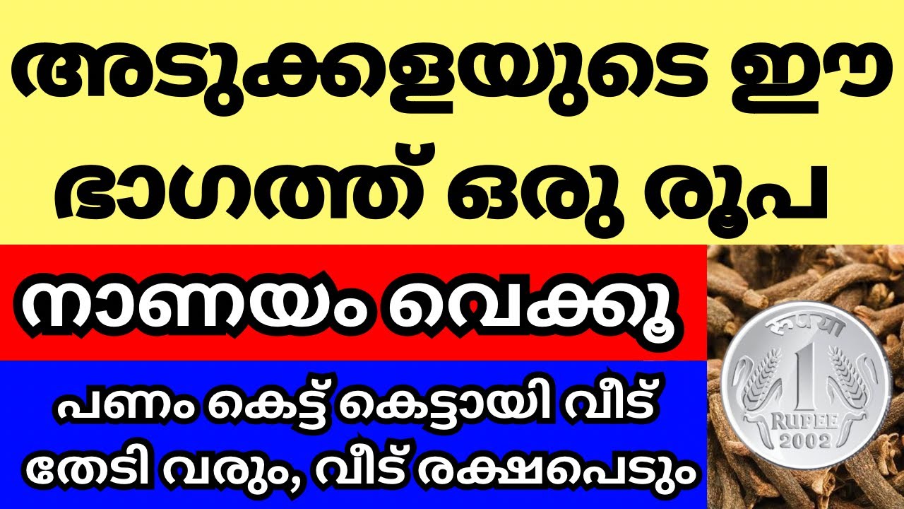അത്ഭുത പണ വശ്യം, 1 രൂപ നാണയം ഇങ്ങനെ ചെയ്ത് അടുക്കളയിൽ വെച്ചവരെല്ലാം ഇന്ന് കോടീശ്വരന്മാർ
