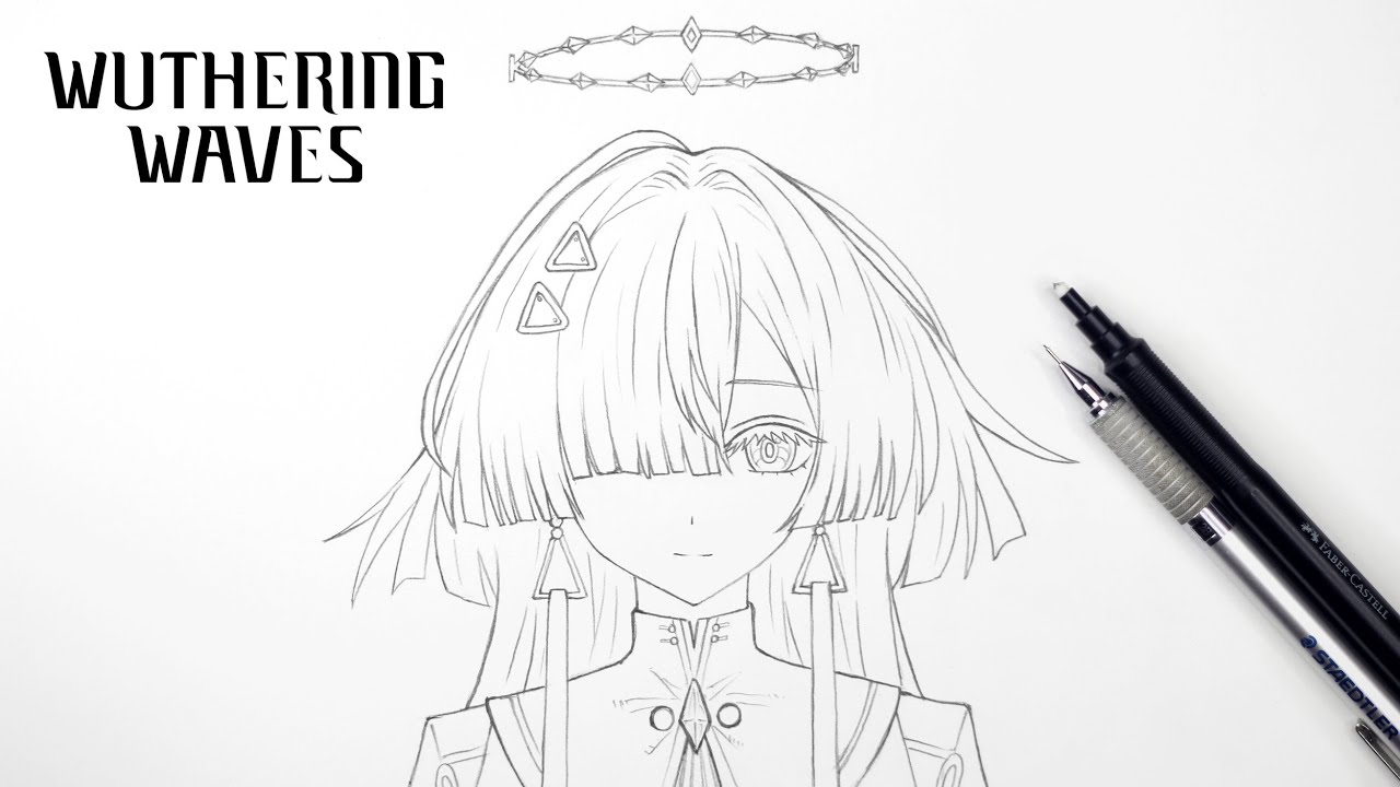 How to draw Mornye | Wuthering Waves | Mornye | drawing tutorial | 如何畫莫寧 | 鳴潮 | 莫寧 | 畫畫教學 | 動漫 | 遊戲
