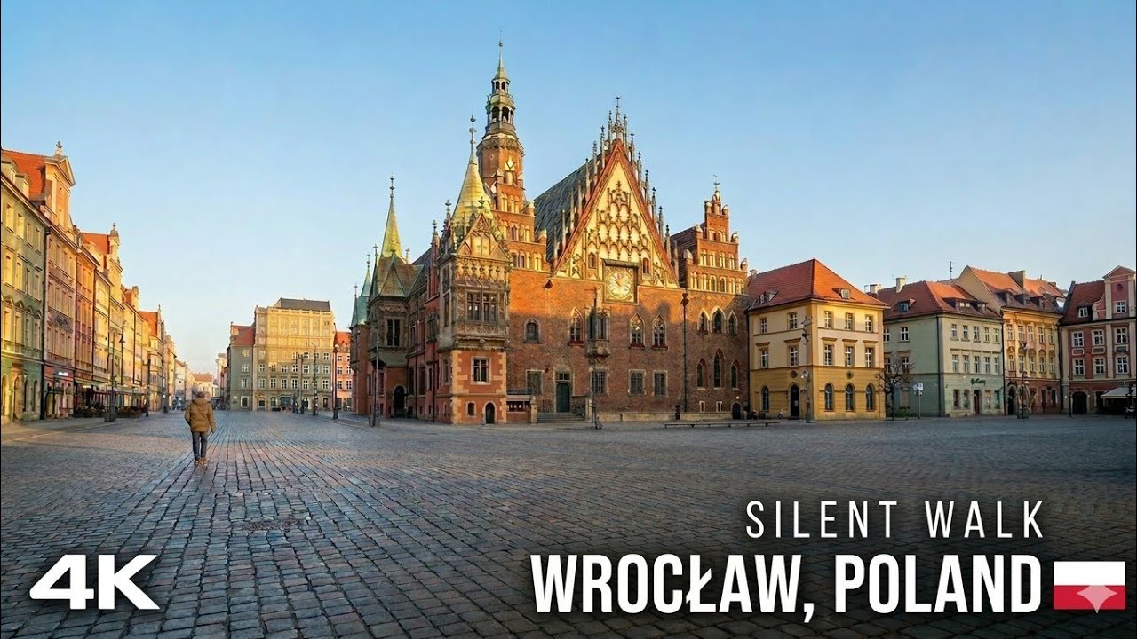 Wrocław🇵🇱 Saturday Silent Walk | Rynek & Ostrów Tumski. Ostatnie dni zimy we Wrocławiu.