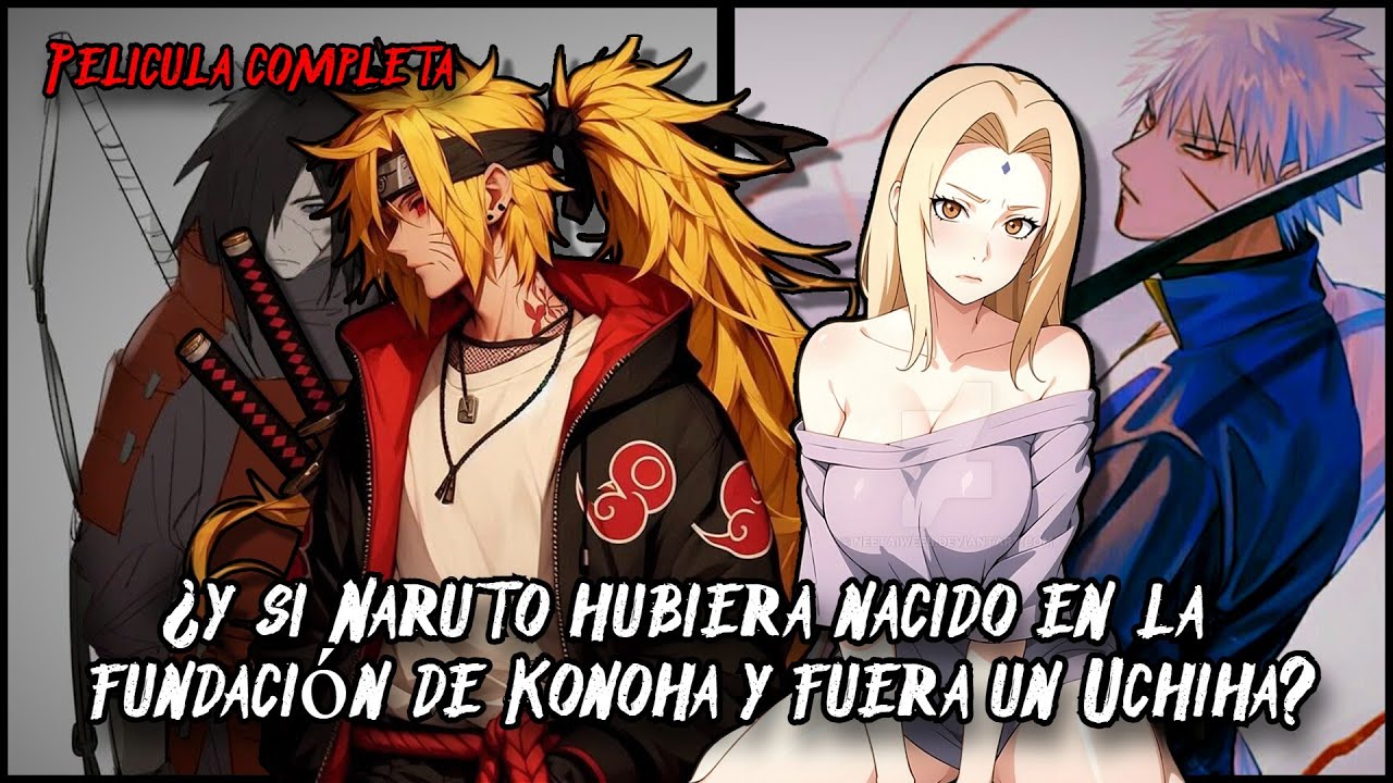 💥 ¿QHPS si NARUTO fuera UCHIHA en la fundación de KONOHA? | Serie completa | Naruto x Tsunade 🚨