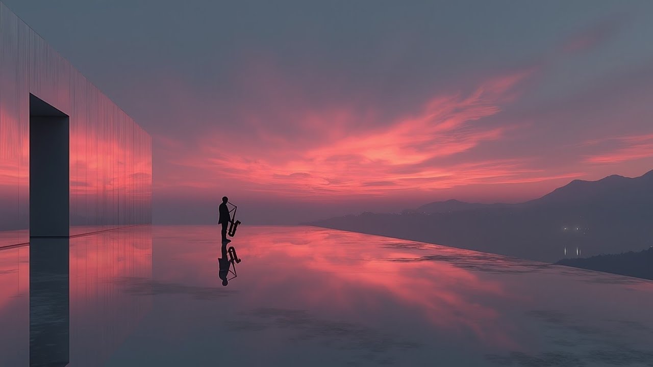 Ramonce Deep House Sax - Futuristic Rooftop Lofi Vibes & Sunset Chill Mix