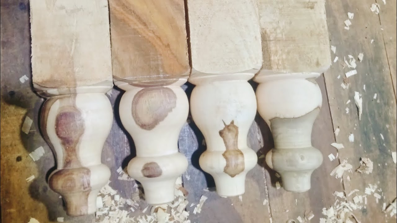 Woodturning furniture table legs design furniture Kay paye bnany ka trika amazing woodworking 