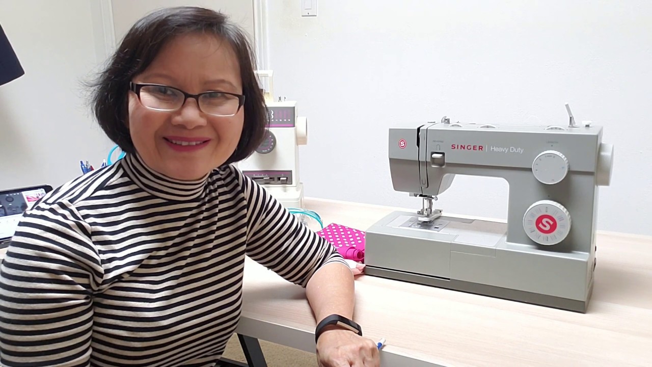 วิธีสอยด้ายจักรเย็บผ้าธรรมดา Home Machine และการเย็บซิกแซก by Ginie Studio