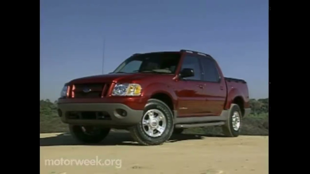 Motorweek 2001 Ford F-150 Supercrew and Explorer Sport Trac Road Test