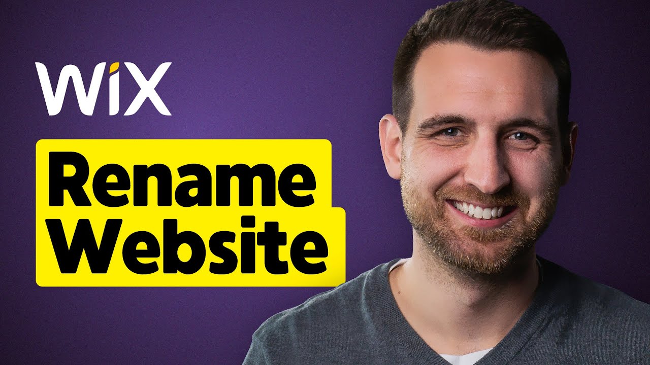 How to Rename Site on Wix
