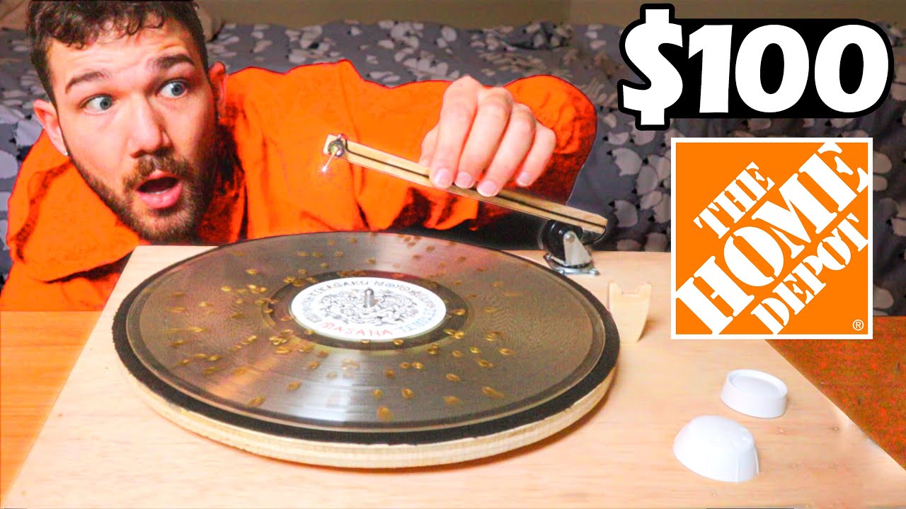 I Built the WORLDS FIRST Home Depot Record Player